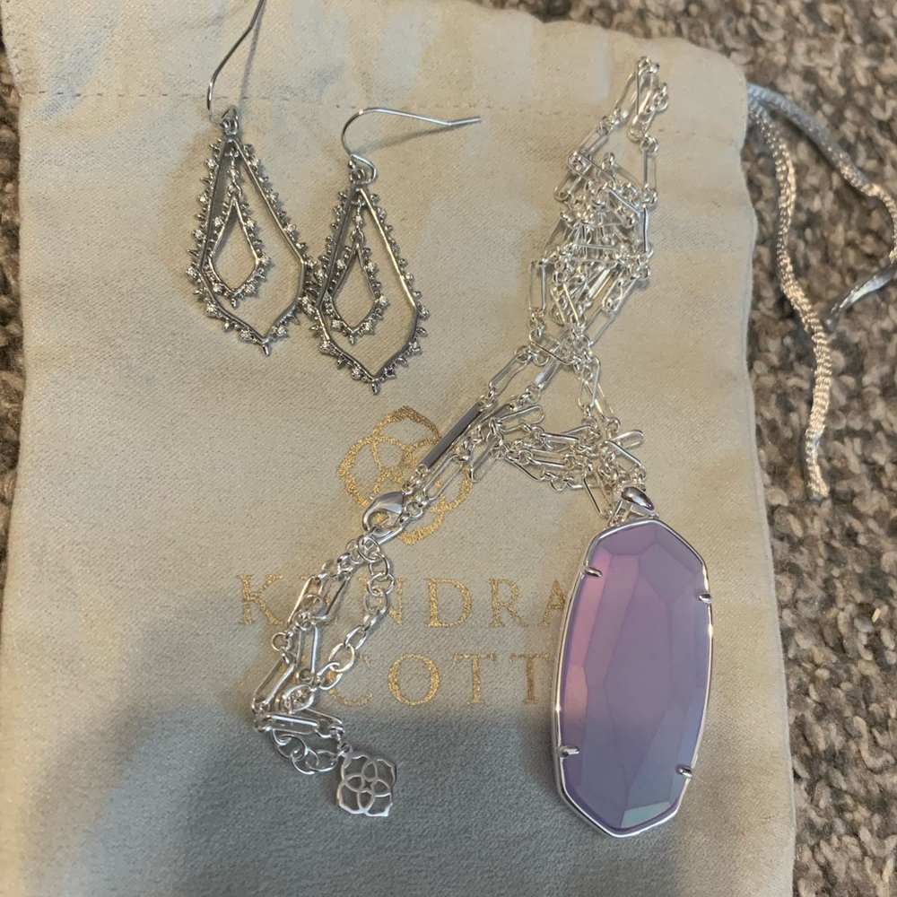 Kendra scott Set earrings and Necklace